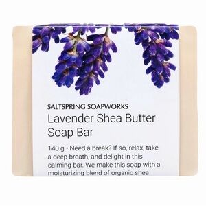 Lavender Shea Butter Soap Bar - Cream